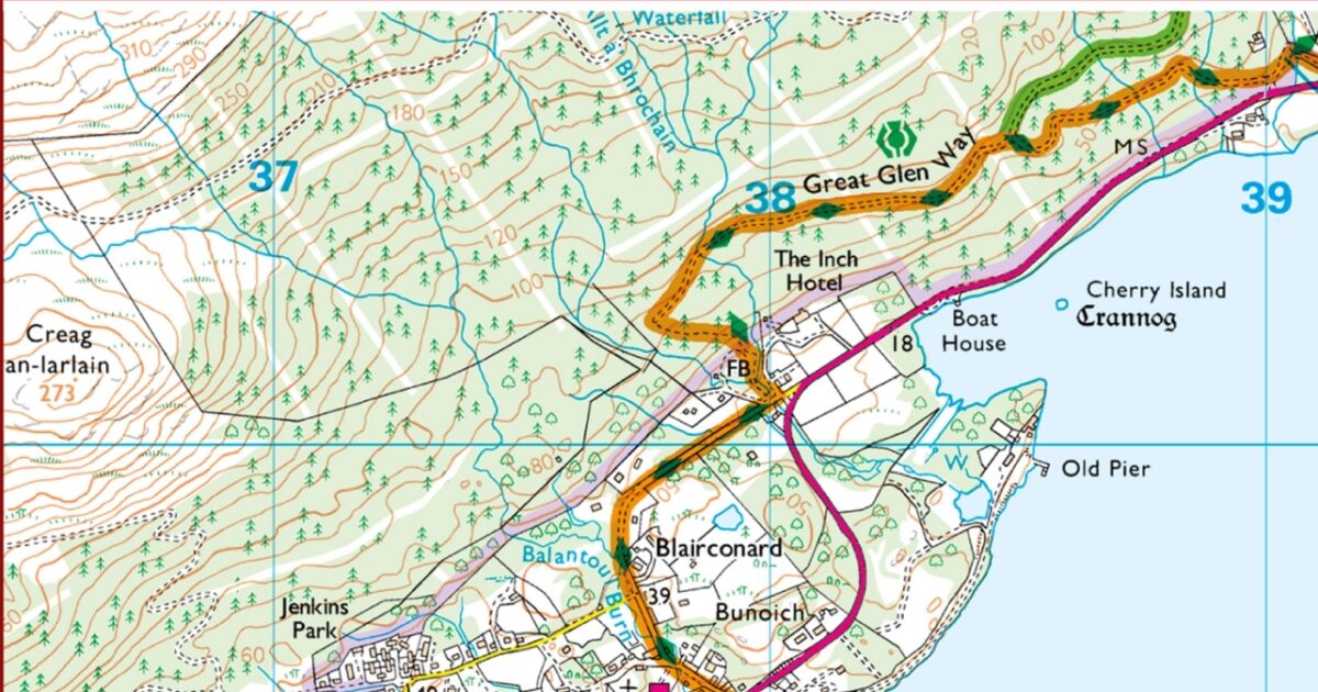 Great Glen Way OS map booklet - Scotland's Great… | Cicerone Press