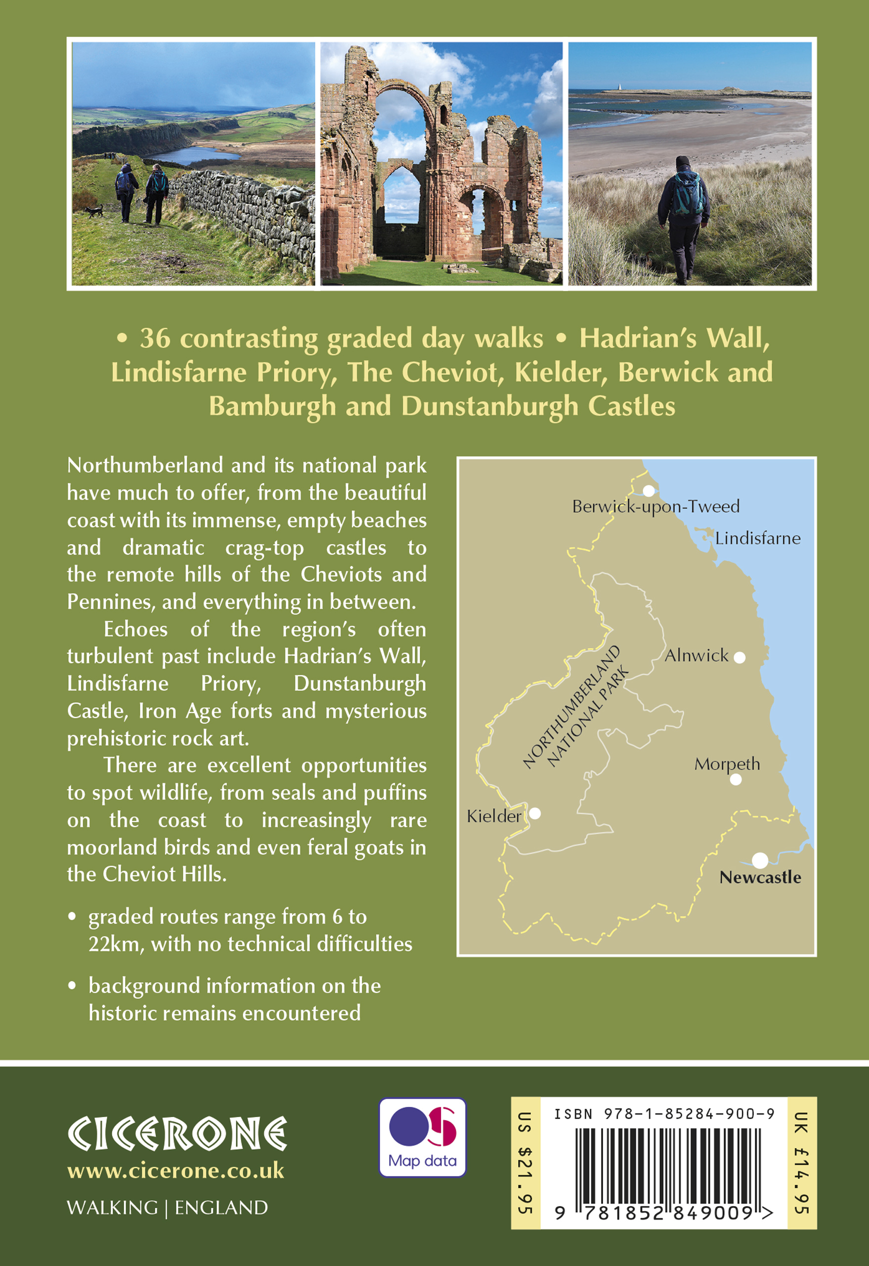 Walks in Northumberland - 36 day routes | Cicerone Press