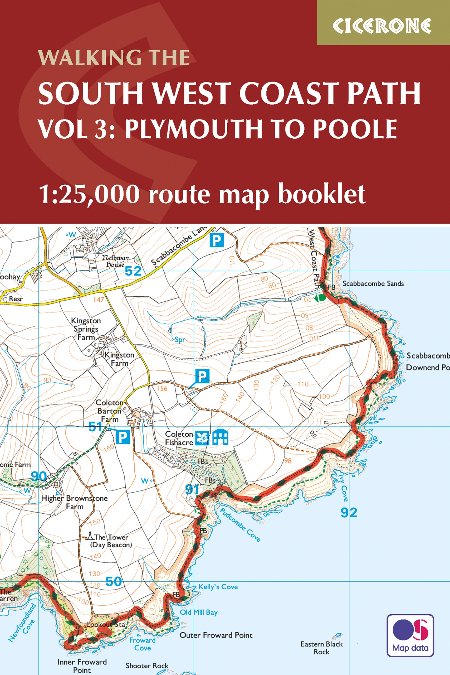 South West Coast Path Map (South) Plymouth to Poole… | Cicerone Press