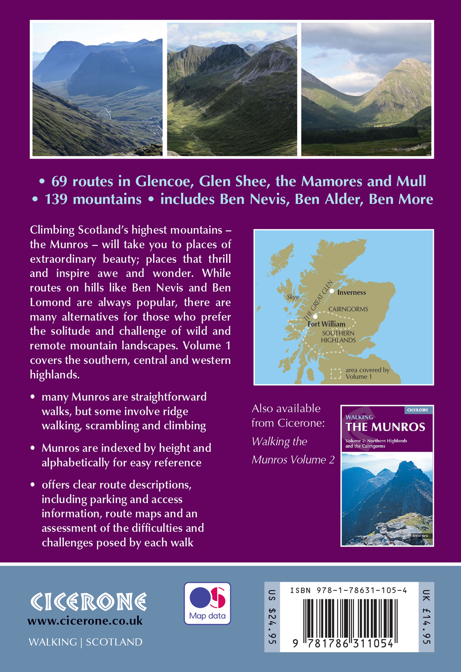 Munros Guidebook Southern, Central, Western… Cicerone Press