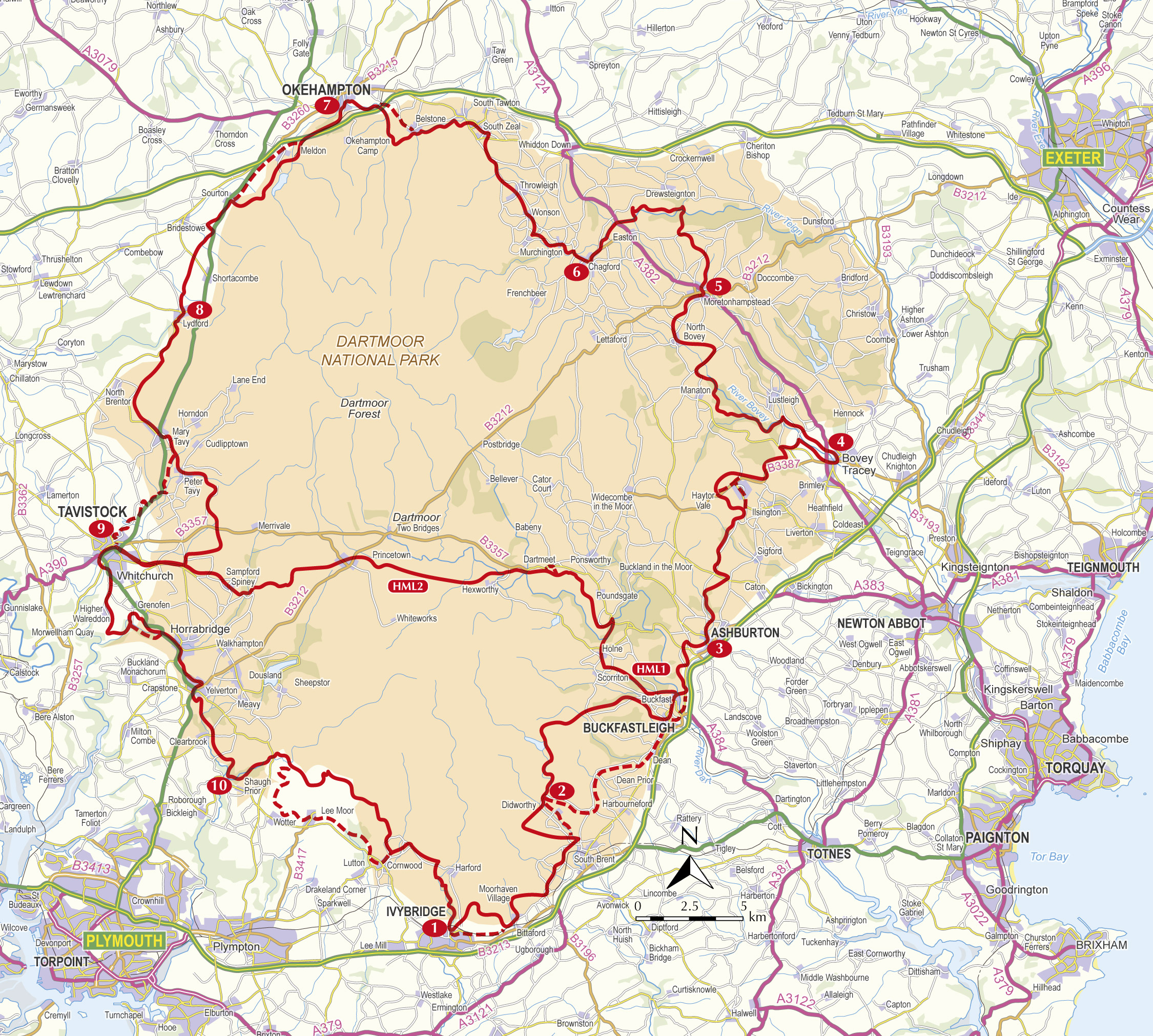 Dartmoor Way walking guidebook Cicerone Press