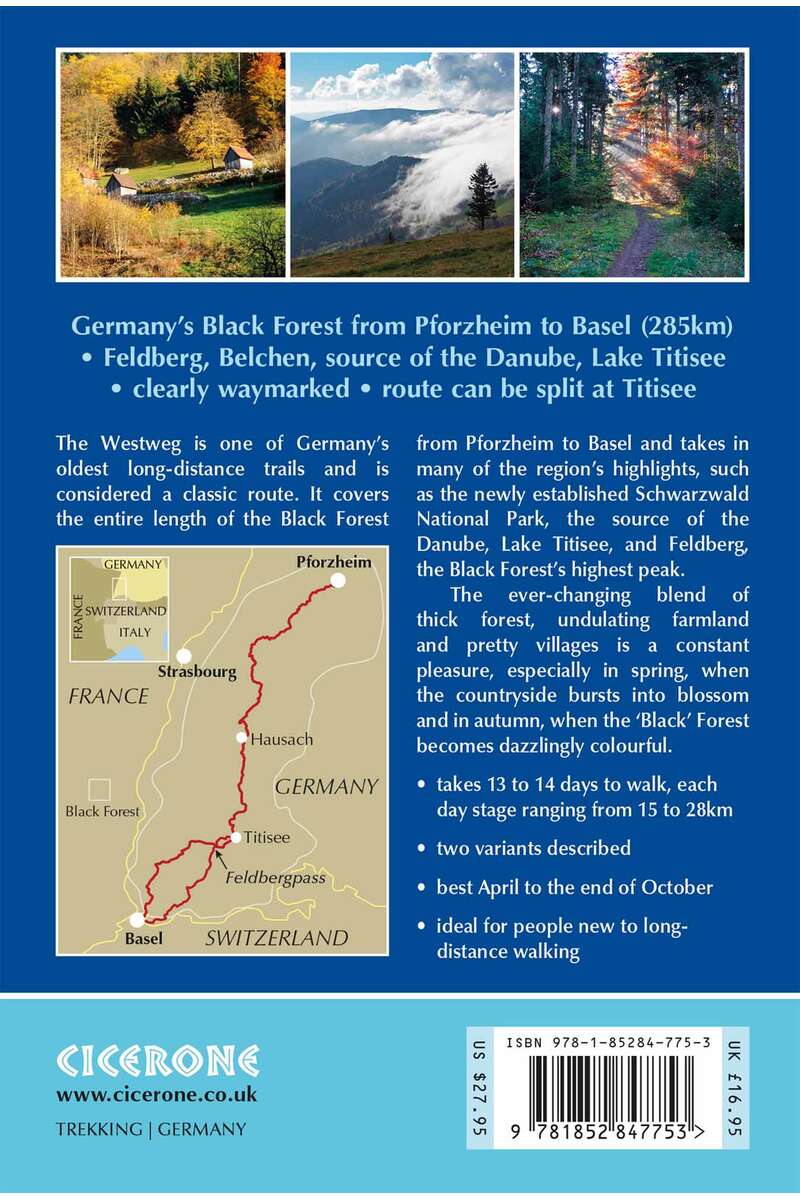 Westweg guidebook - hiking in Germany's Black Forest | Cicerone Press