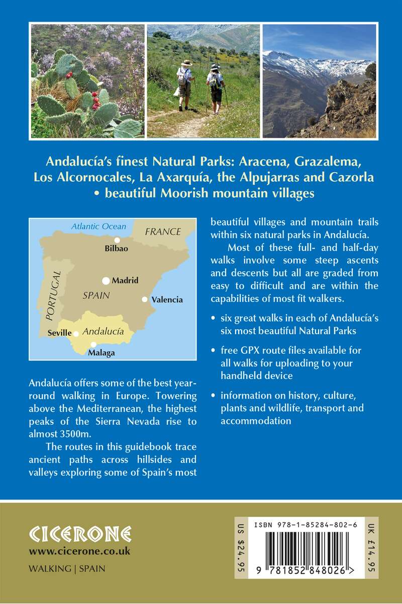 Walking in Andalucía 36 walks in southern Spain's… Cicerone Press