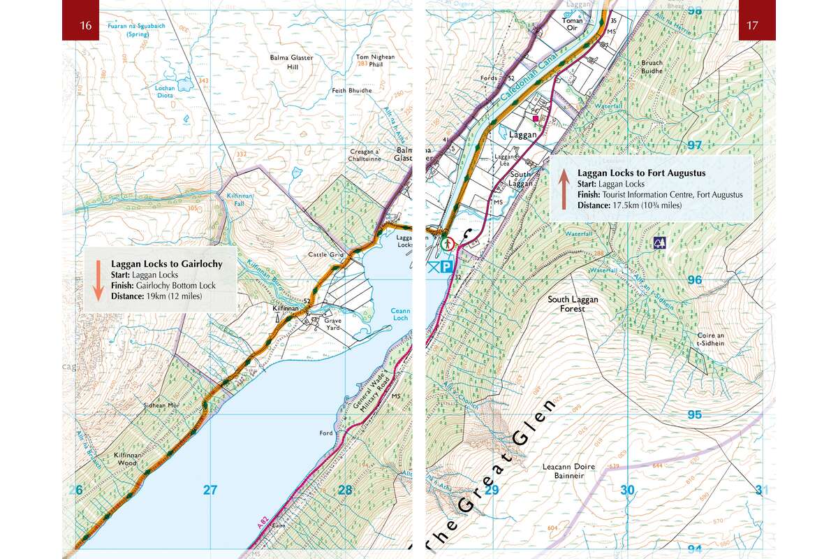 Great Glen Way OS map booklet - Scotland's Great… | Cicerone Press