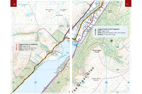 Great Glen Way OS map booklet - Scotland's Great… | Cicerone Press