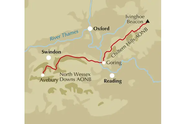 The Ridgeway Map Booklet - Location Map