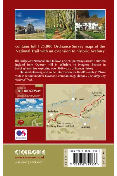 The Ridgeway Map Booklet - Back Cover