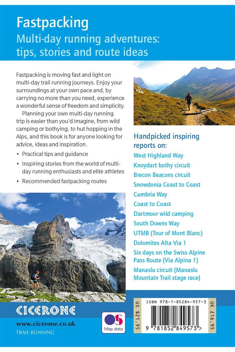 Fastpacking guidebook – trail running routes and… | Cicerone Press