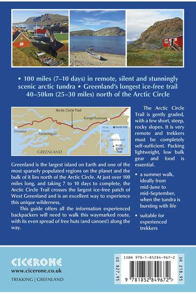 Trekking in Greenland - The Arctic Circle Trail - Back Cover