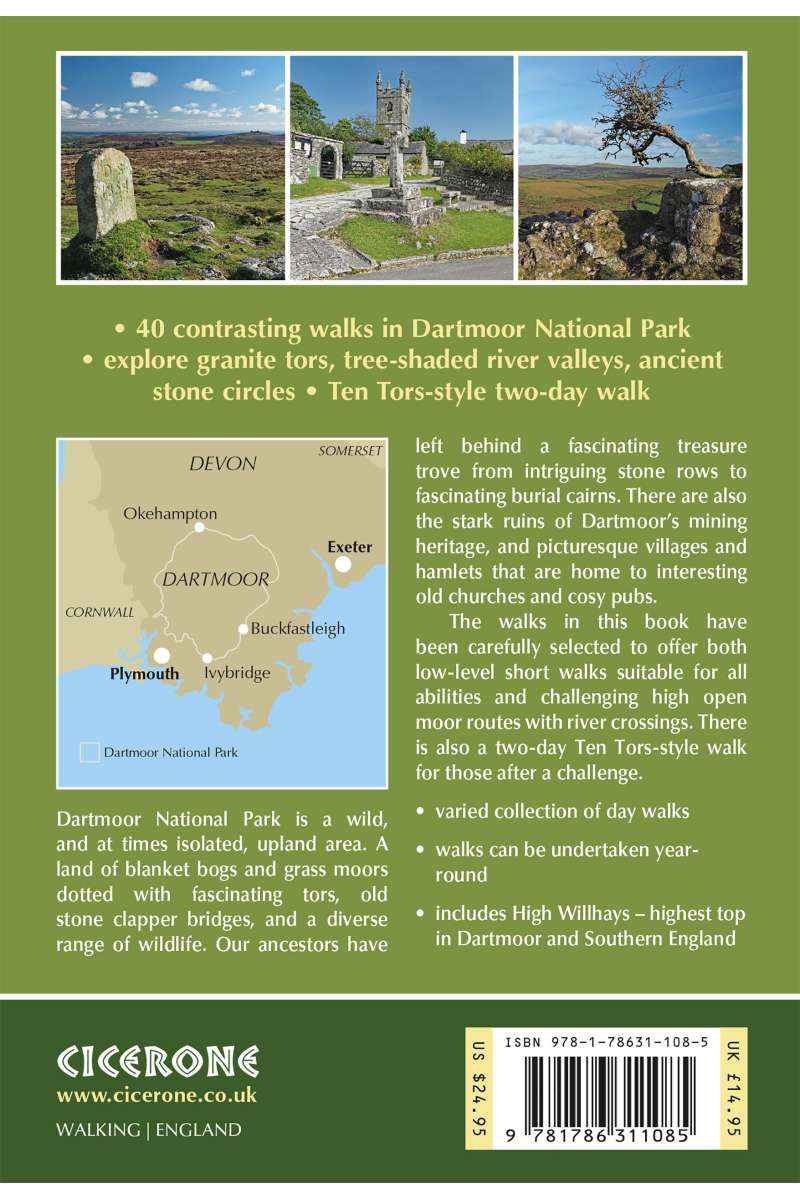 Dartmoor day walking guidebook Cicerone Press