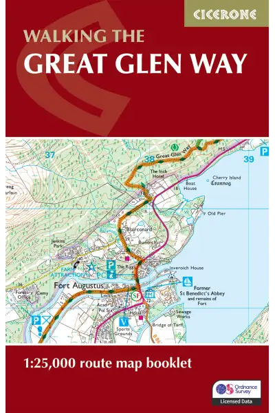 Walking the Great Glen Way Map Booklet - Front Cover