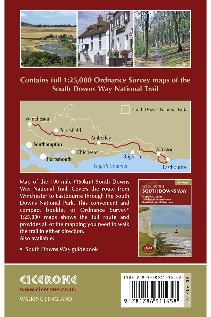 South Downs Way National Trail OS map booklet | Cicerone Press