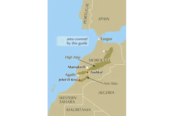 Climbing Toubkal - Location Map