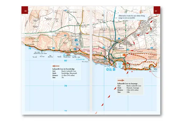 South West Coast Path Map Booklet - Vol 3: Plymouth to Poole - Route Photos