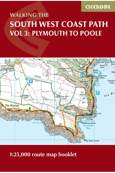 South West Coast Path Map Booklet - Vol 3: Plymouth to Poole - Front Cover