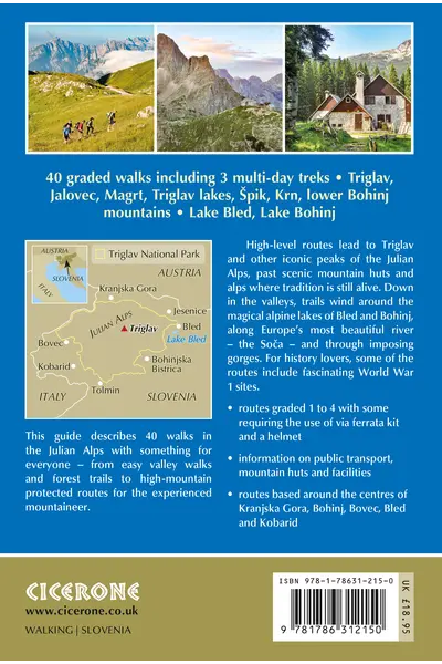 Walking the Julian Alps of Slovenia - Back Cover