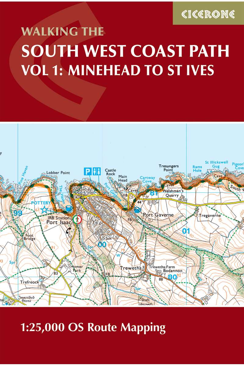 Swcp Map South West Coast Path | OS map booklet | Cicerone Press