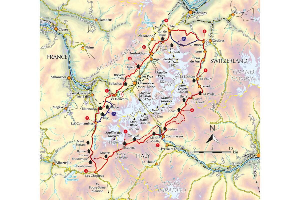 Hiking the Tour du Mont Blanc guidebook | Cicerone Press