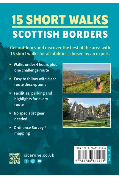 15 Short Walks in the Scottish Borders - Back Cover