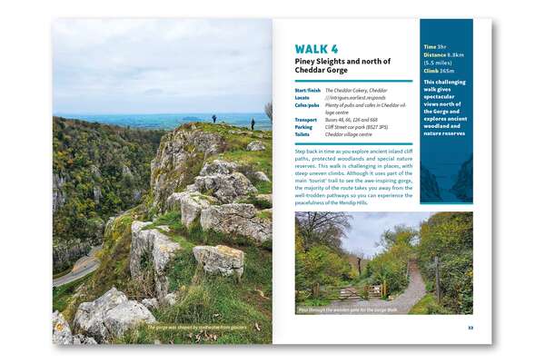 15 Short Walks Cheddar and the Mendips - Route Photos