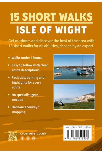 15 Short Walks on the Isle of Wight - Back Cover