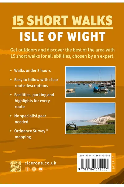15 Short Walks on the Isle of Wight - Back Cover