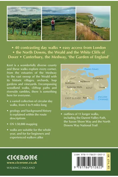 Walking in Kent - Back Cover