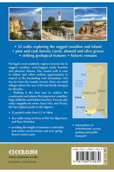 Walking in the Algarve - Back Cover