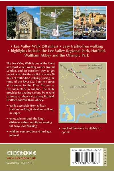 The Lea Valley Walk - Back Cover
