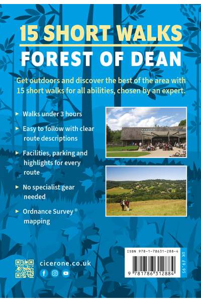 15 Short Walks in the Forest of Dean - Back Cover